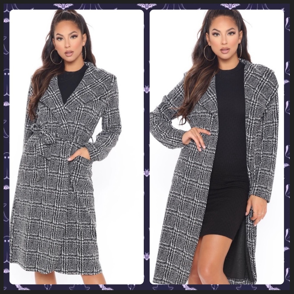 Sugar Rain Long Trench Coat Women's Sz Medium